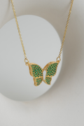 Farfalla Green Neck Chain