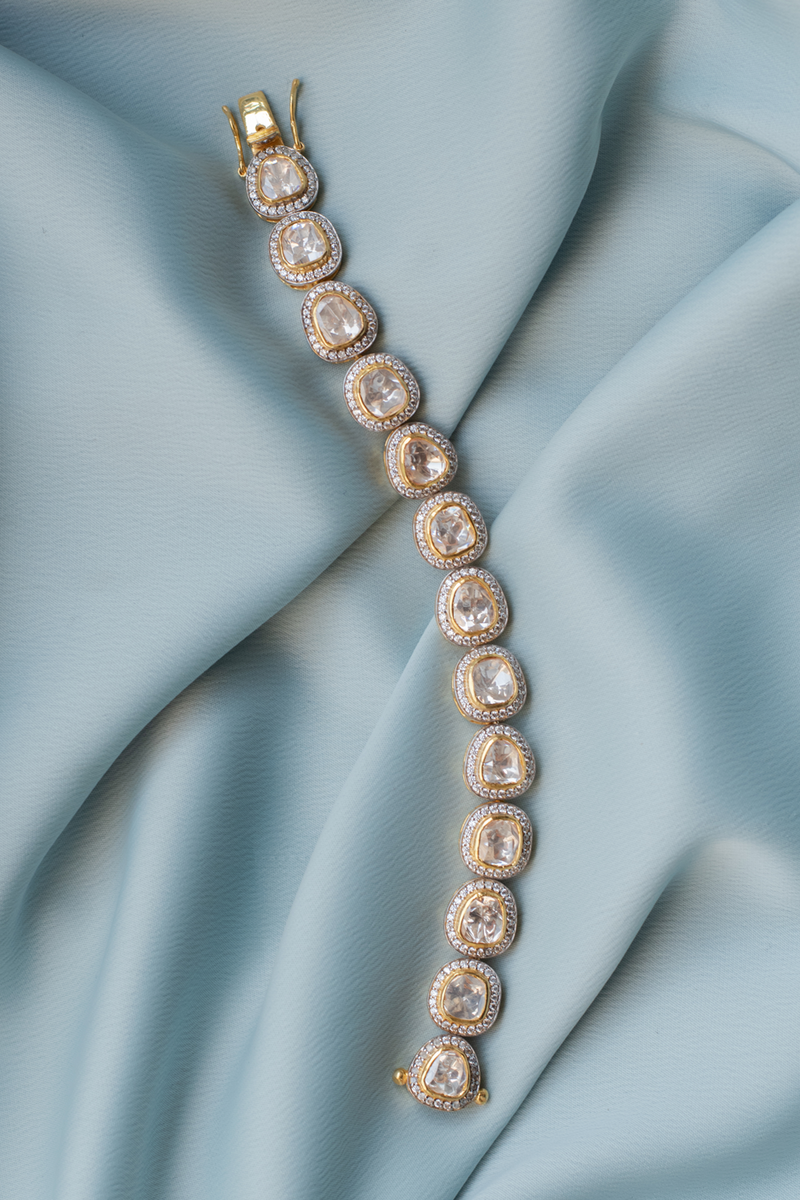 Raniya Raindrop Moissanite Heirloom Bracelet