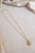 Flower Aura Pendant on Chain
