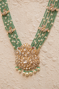 Jade Jay Long Necklace with Earrings