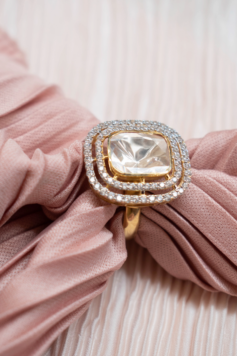 Linear Luxe Ring