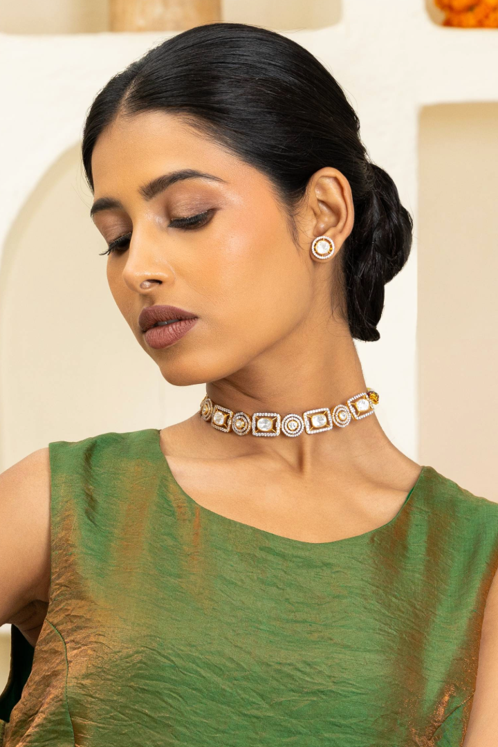 Lumiere Choker with Studs