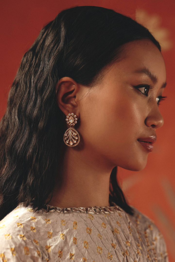 Mahima Earrings - 925 silver earring by SOLV
