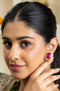 The Ruby Glow Studs