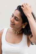 Gauri Navratna Choker with Studs