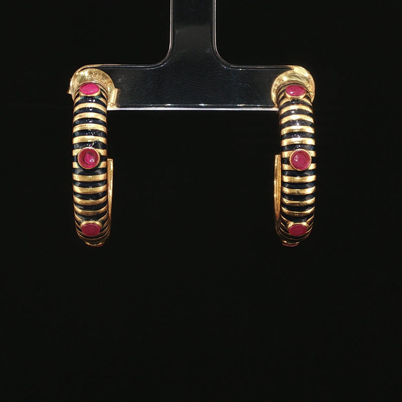 Noir Pop Hoops