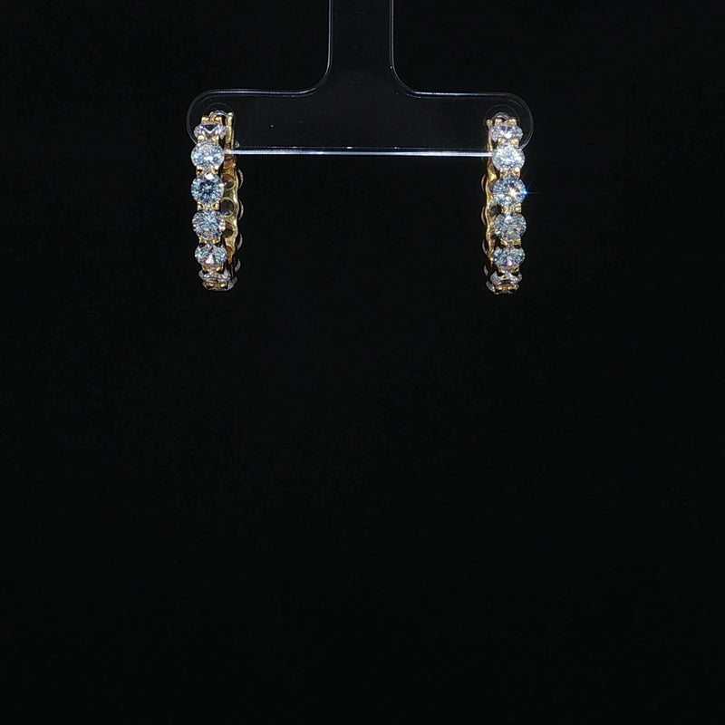 Round Infinity Hoops