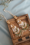 Vihanga Vilas Statement Polki & Pearl Earrings