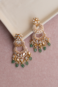Mira Emerald Shine Earrings