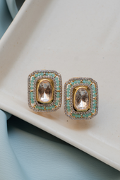 Tanishka Russian Emerald Studs