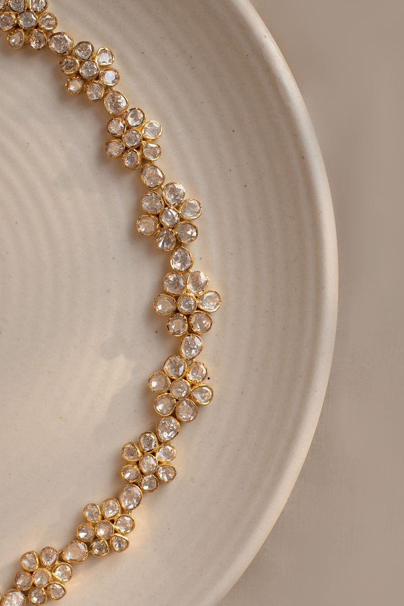 Everbloom Polki String Necklace
