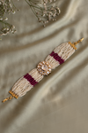 Rosé Rhapsody Polki and Pearl Bracelet