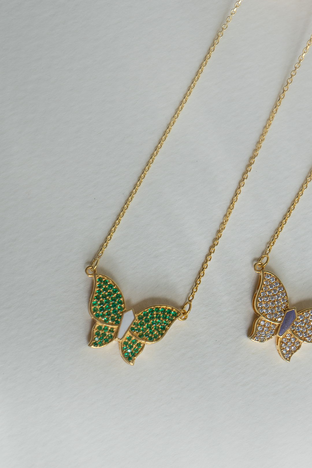 Farfalla Green Neck Chain