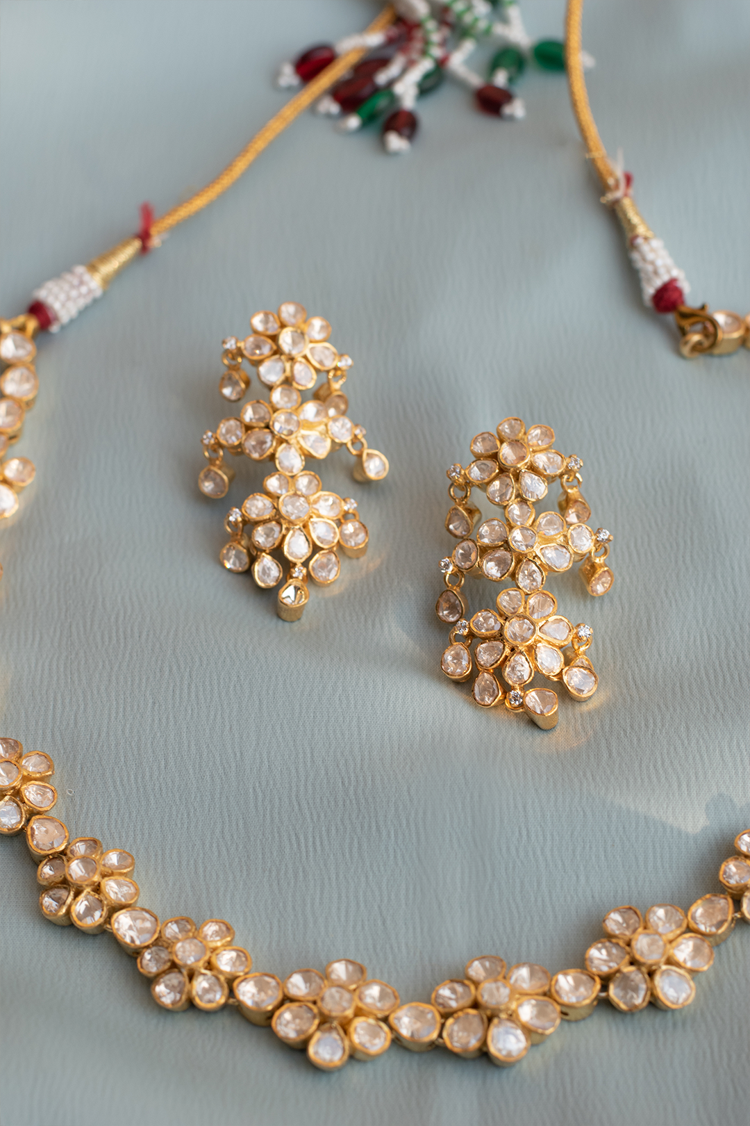Everbloom Polki String Necklace