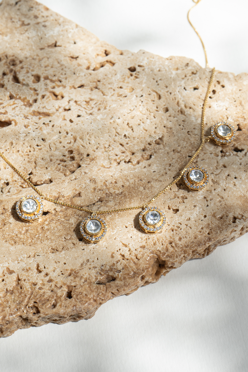 Aadya Polki Drops Neck Chain