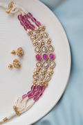 Bijou Rose Polki Choker