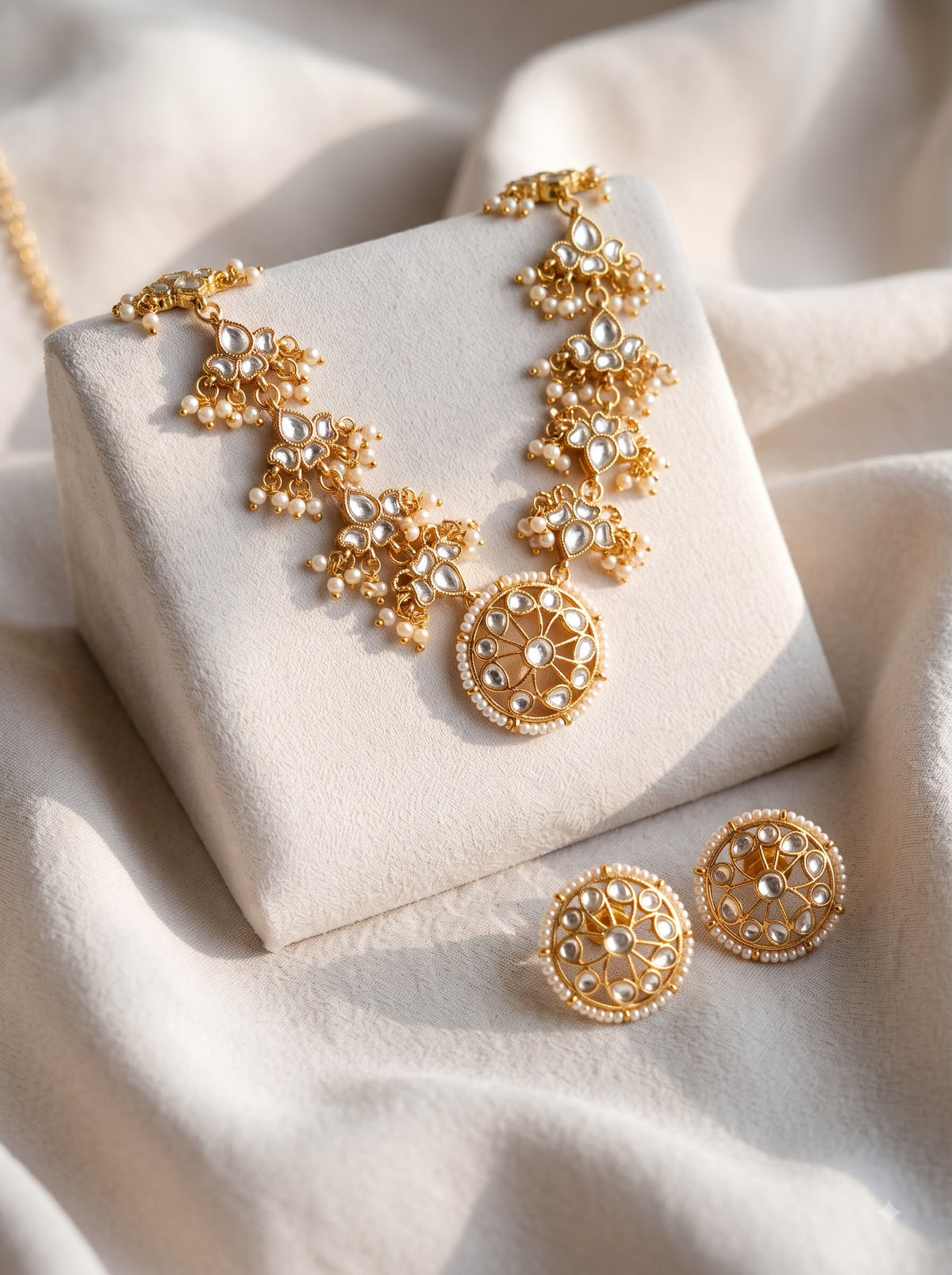 Kanti Necklace with Earrings