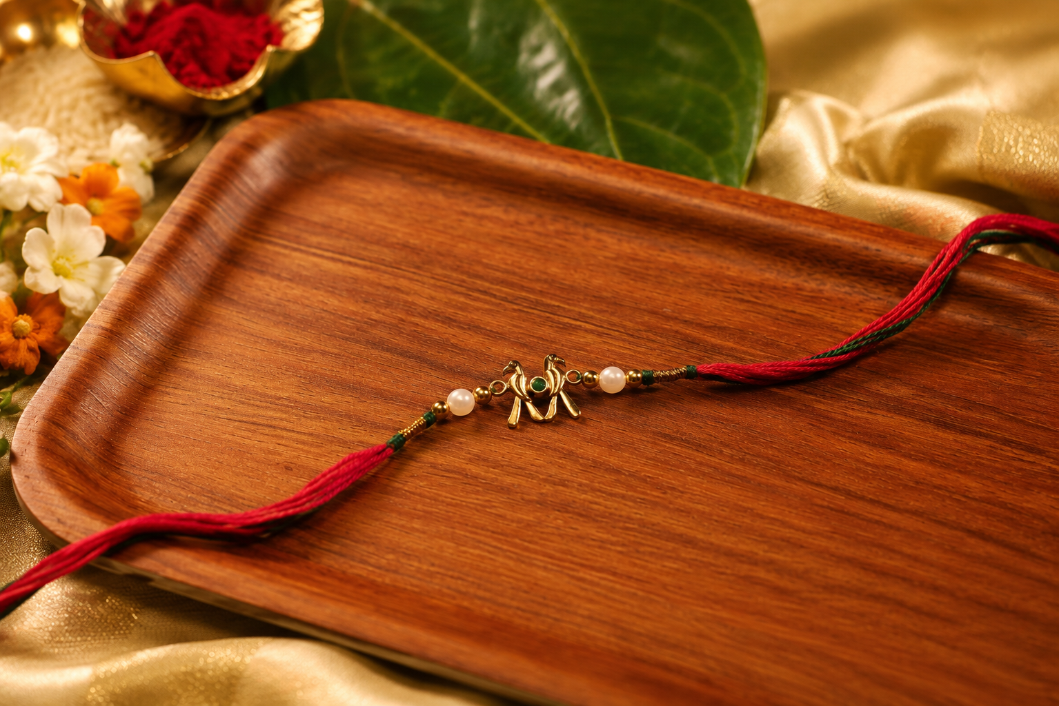 Kavya Rakhi - 925 silver rakhi by SOLV