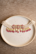Anushka Ruby Choker with Earrings