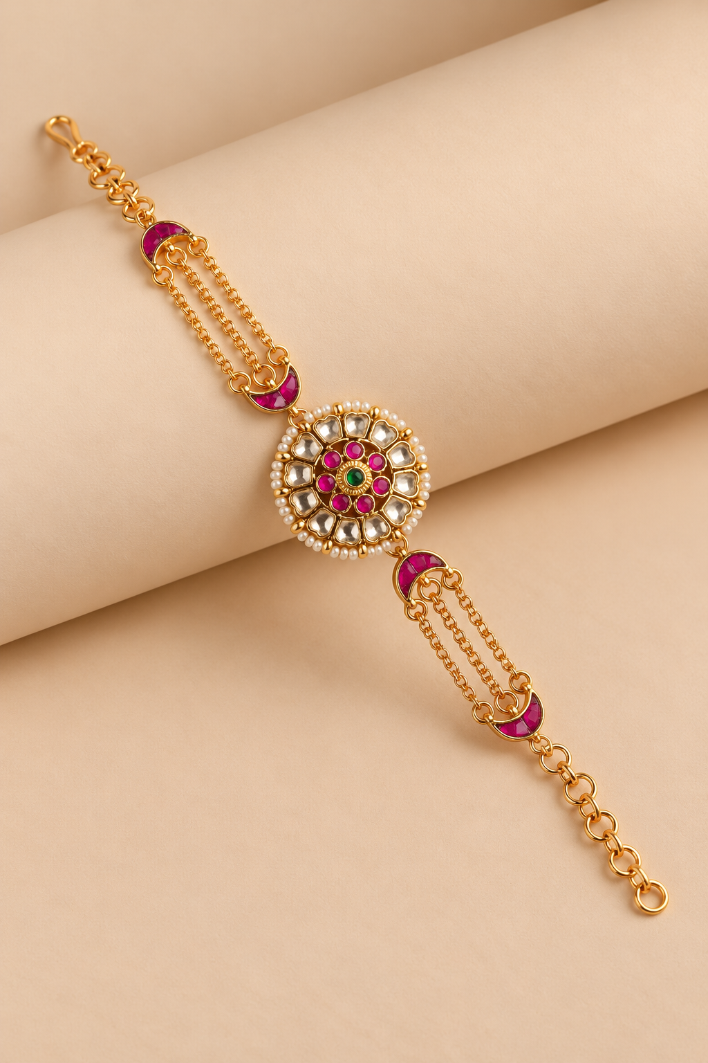 Prabha Kundan Bracelet