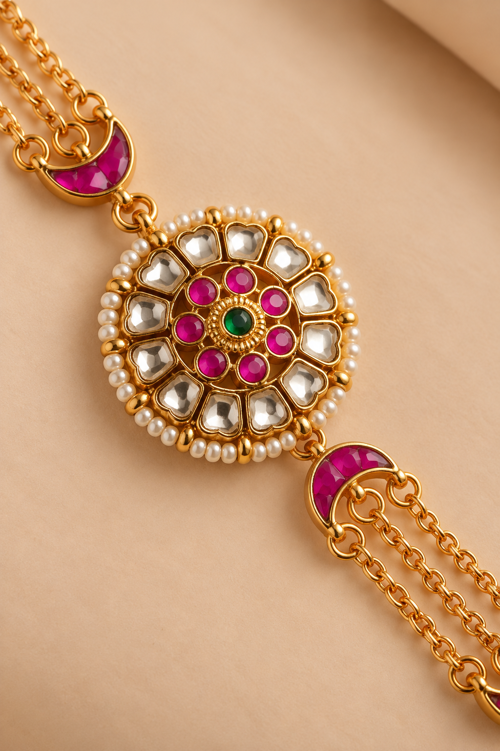 Prabha Kundan Bracelet
