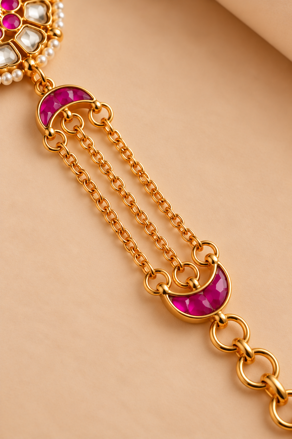 Prabha Kundan Bracelet