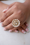 Blush and Ivory Bloom Ring