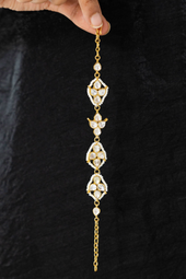 Trayi Polki and Pearl Bracelet