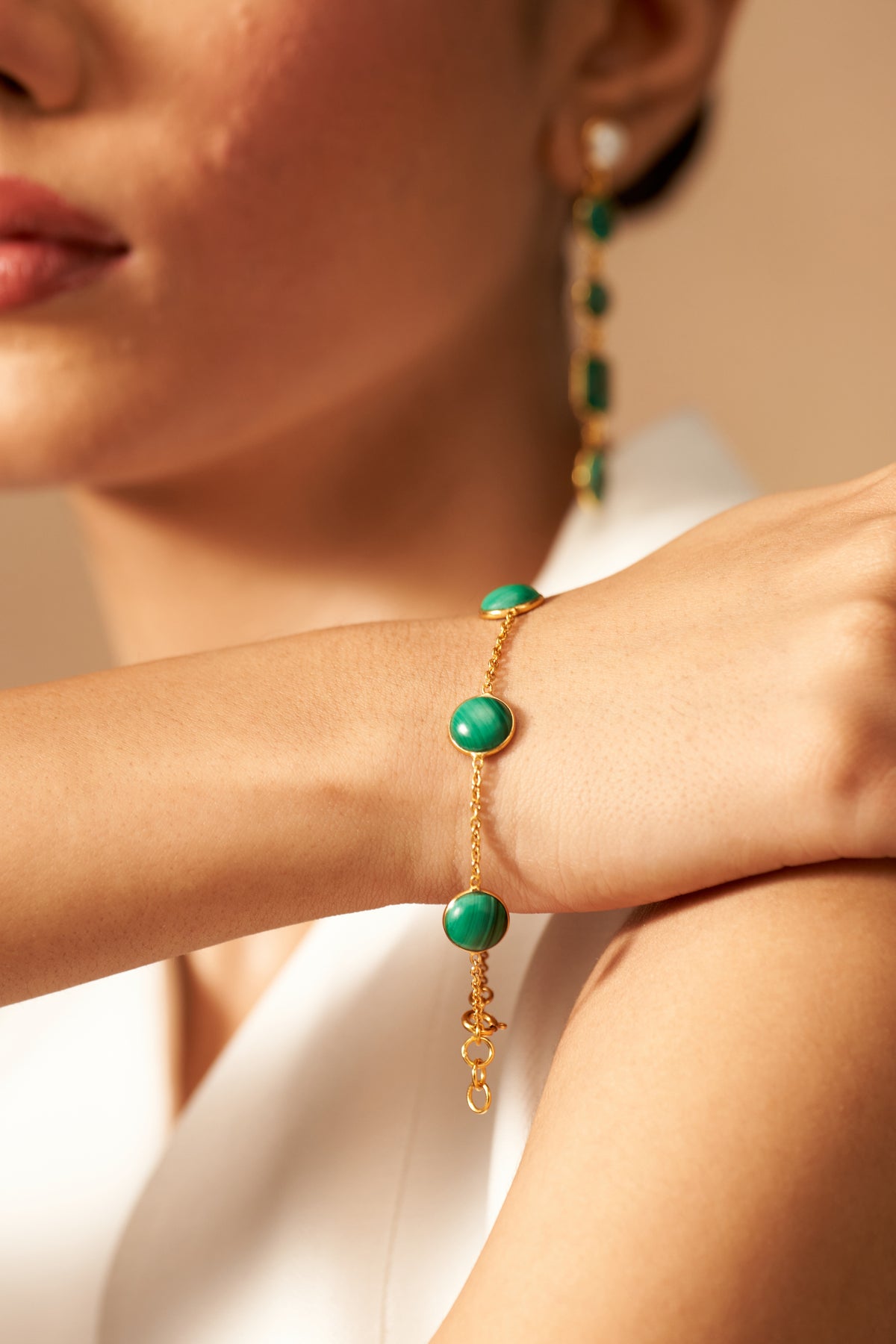 Malachite Orbit Bracelet