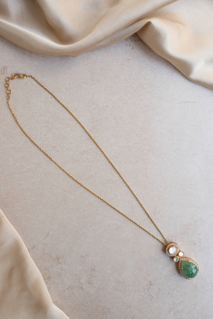 Elysian Jade Pendant on Chain