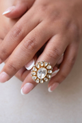 Farida Polki Ring