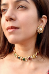 Gauri Navratna Choker with Studs