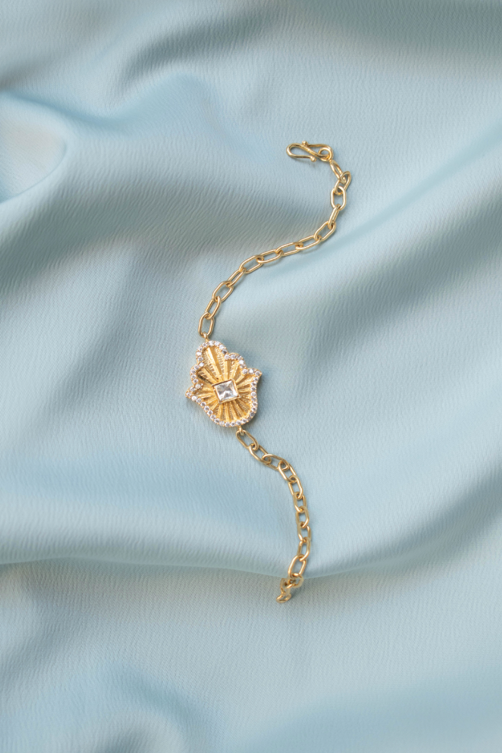 Hand of God Bracelet - 925 silver bracelet by SOLV