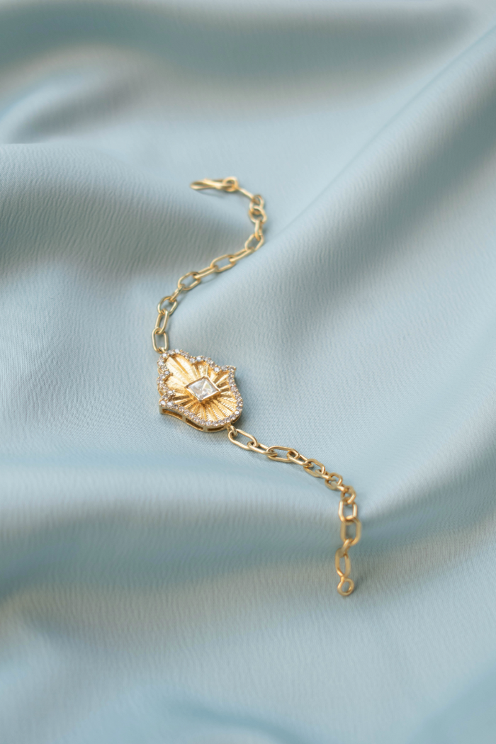 Hand of God Bracelet - 925 silver bracelet by SOLV, view 3