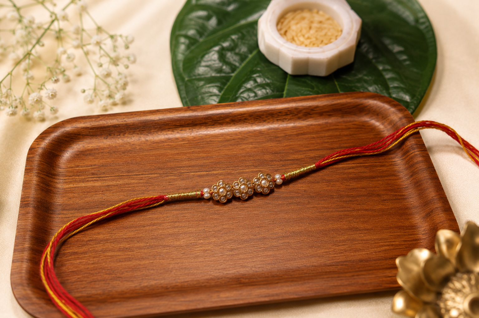 Veda Rakhi - 925 silver rakhi by SOLV