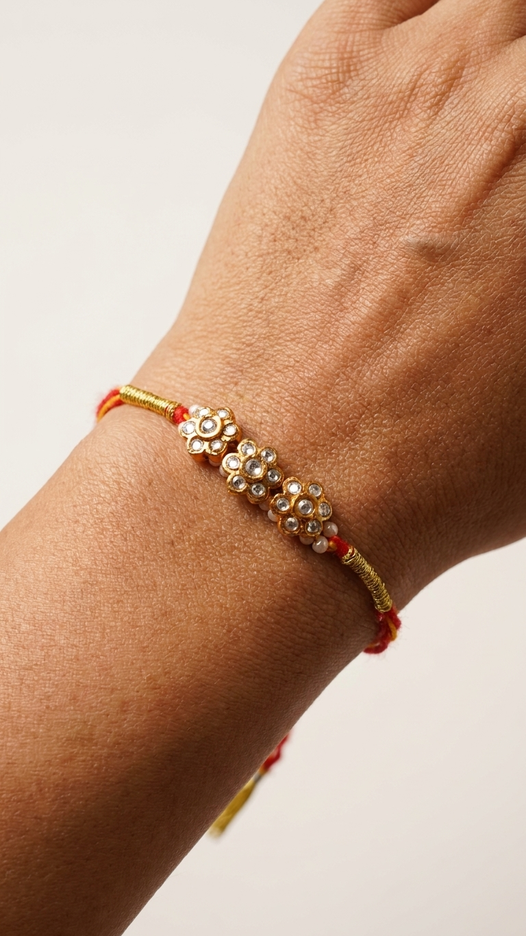 Veda Rakhi - 925 silver rakhi by SOLV, view 2