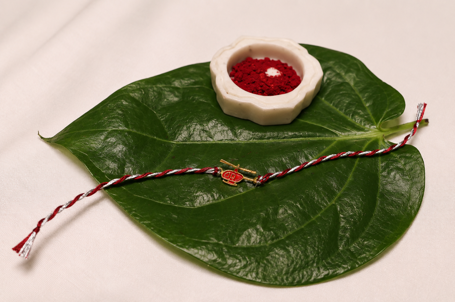 Little Aviator Rakhi - 925 silver rakhi by SOLV