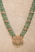 Jade Jay Long Necklace with Earrings