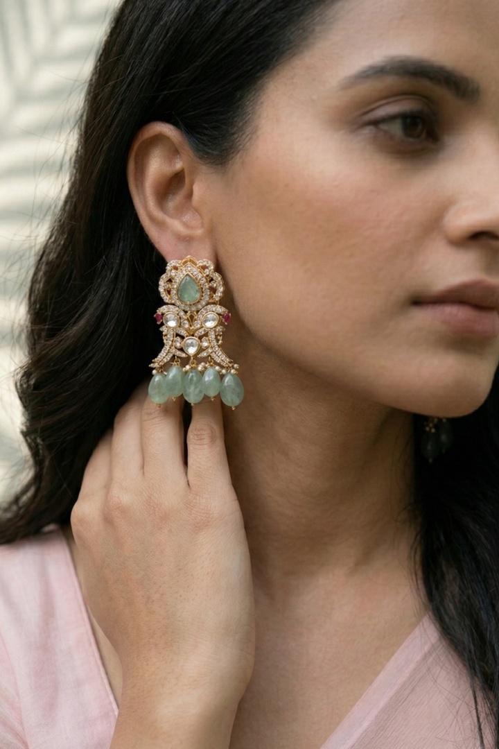 Nilaya Earrings - 925 silver earring by SOLV, view 2