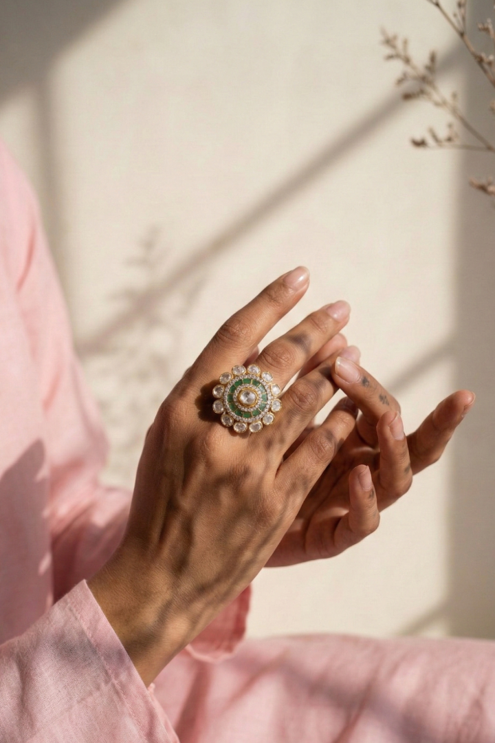 Oriana Emerald Ring