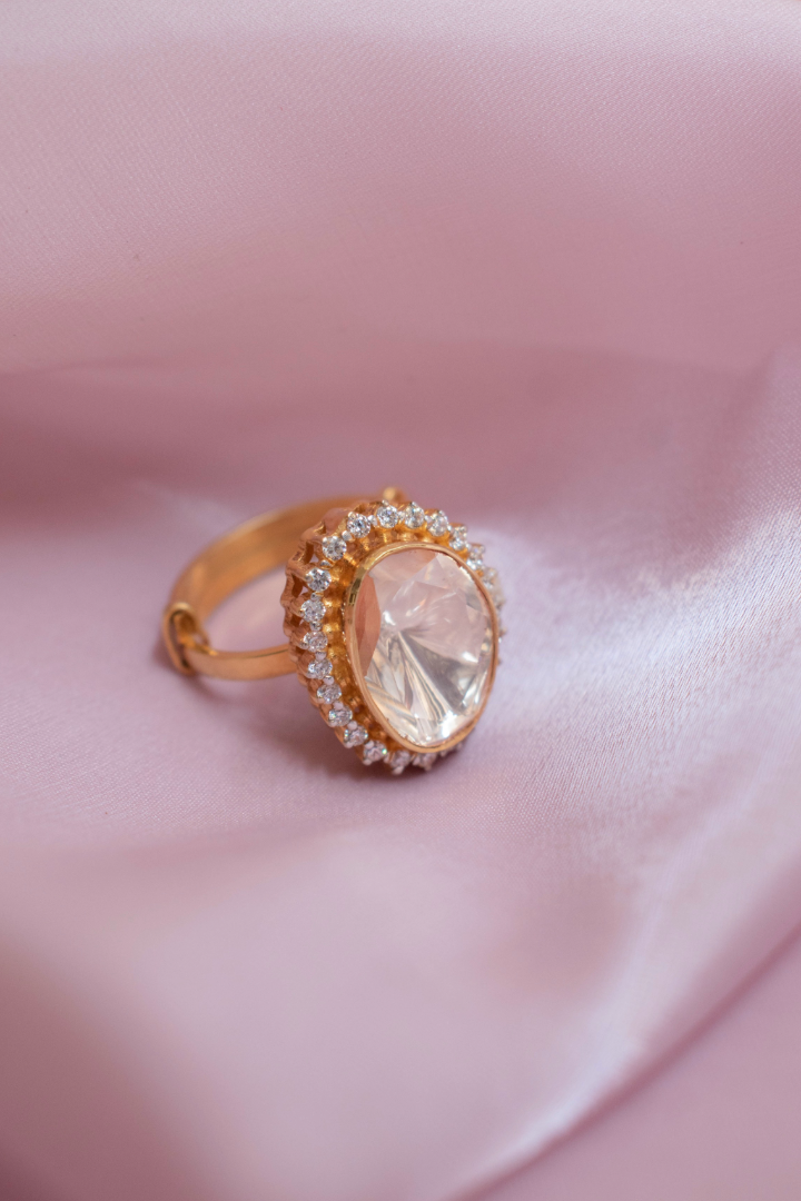 Oval Opulence Ring - 925 silver ring by SOLV