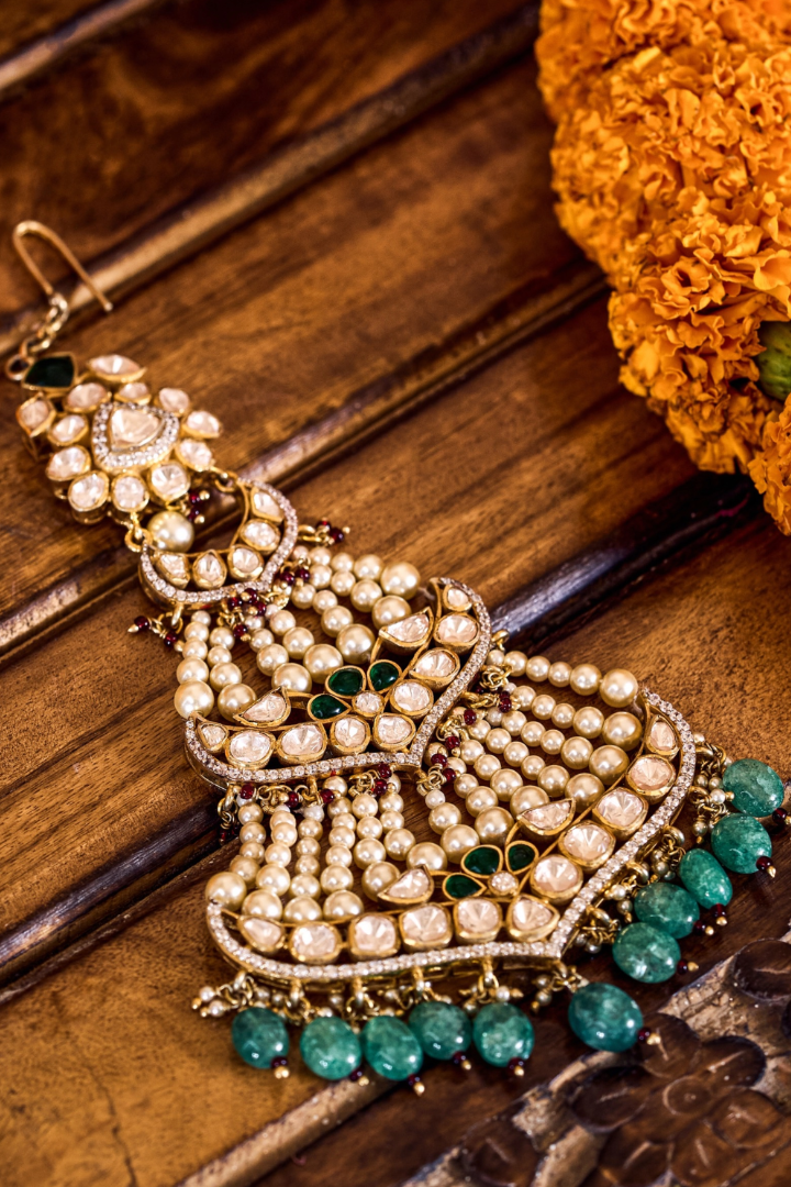 Aalam Passa - 925 silver maang tikka by SOLV