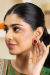 The Ruby Glow Studs