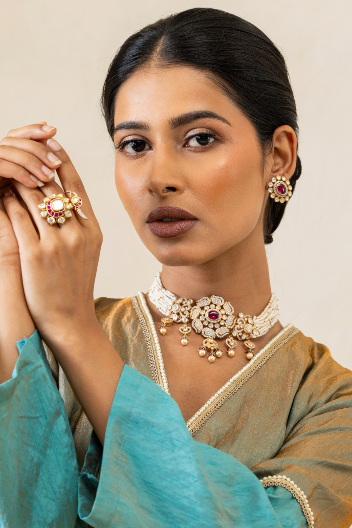 Manikya Choker with Studs