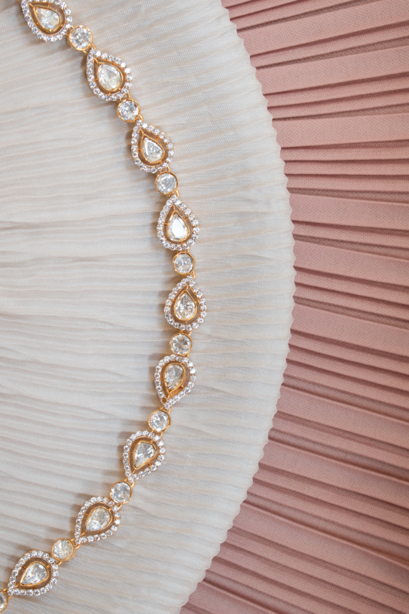 Raindrop Romance Necklace with Earrings