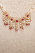 Ratnavali Ruby Necklace with Earrings