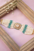 Riha Jade and Polki Bracelet