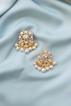 Samia Polki and Pearl Earrings