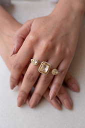 Trio Spark Polki Ring