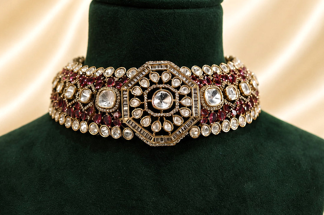 Urvi Necklace with Studs